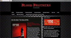 Desktop Screenshot of bloodbrothersfilmreviews.blogspot.com