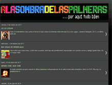 Tablet Screenshot of alasombradelaspalmeras.blogspot.com