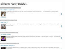 Tablet Screenshot of clementsfamilynews.blogspot.com