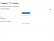 Tablet Screenshot of fazendascentenarias.blogspot.com
