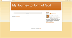 Desktop Screenshot of journeytojohnofgod2006.blogspot.com