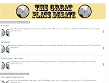 Tablet Screenshot of greatplatedebate.blogspot.com