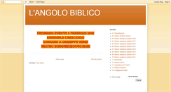 Desktop Screenshot of angolobiblico.blogspot.com