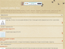 Tablet Screenshot of meciurionline-live.blogspot.com