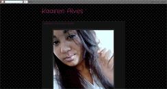 Desktop Screenshot of karenzinhaalves.blogspot.com
