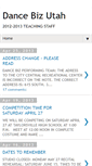 Mobile Screenshot of dancebizutah.blogspot.com
