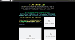 Desktop Screenshot of planetvillage.blogspot.com