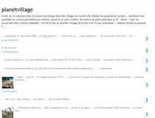 Tablet Screenshot of planetvillage.blogspot.com