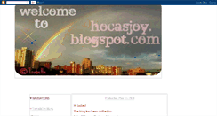 Desktop Screenshot of hocasjoy.blogspot.com