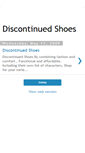 Mobile Screenshot of discontinuedshoes.blogspot.com