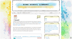 Desktop Screenshot of kingschoollibrary.blogspot.com