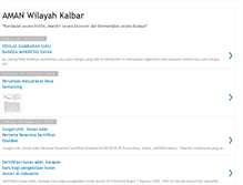 Tablet Screenshot of aman-wilayahkalbar.blogspot.com