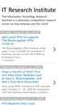Mobile Screenshot of itresearchinstitute.blogspot.com