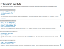 Tablet Screenshot of itresearchinstitute.blogspot.com