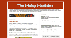 Desktop Screenshot of malaymedicine.blogspot.com