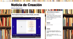 Desktop Screenshot of noticiadecreacion.blogspot.com