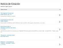 Tablet Screenshot of noticiadecreacion.blogspot.com