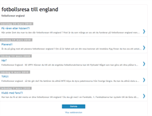 Tablet Screenshot of fotbollsresaengland.blogspot.com