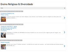 Tablet Screenshot of ensinoreligioso-diversidade.blogspot.com