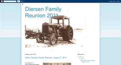 Desktop Screenshot of diersenreunion2011.blogspot.com
