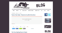 Desktop Screenshot of dreaminggeniusblog.blogspot.com
