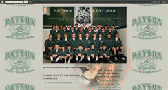 Desktop Screenshot of paysonwrestling.blogspot.com