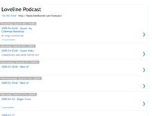 Tablet Screenshot of lovecast.blogspot.com