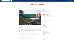 Desktop Screenshot of amandakoster.blogspot.com