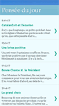 Mobile Screenshot of alexandre-penseedujour.blogspot.com
