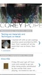 Mobile Screenshot of coreypopeart.blogspot.com