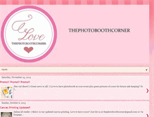 Tablet Screenshot of photoboothcorner.blogspot.com