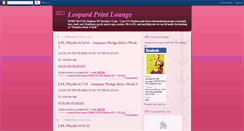 Desktop Screenshot of leopardprintlounge.blogspot.com