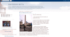 Desktop Screenshot of haciendoruta.blogspot.com