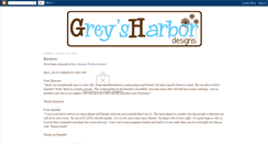 Desktop Screenshot of greysharbordesigns.blogspot.com
