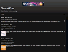 Tablet Screenshot of elearn4free.blogspot.com
