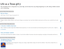 Tablet Screenshot of lifeasatexasgirl.blogspot.com