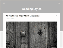 Tablet Screenshot of newweddingtrends.blogspot.com