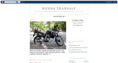 Desktop Screenshot of hondatransalp.blogspot.com