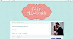 Desktop Screenshot of katelizanne.blogspot.com