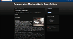 Desktop Screenshot of emergenciasmedicassantacruz-bolivia.blogspot.com