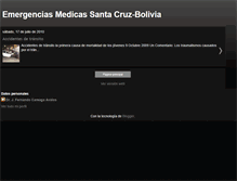 Tablet Screenshot of emergenciasmedicassantacruz-bolivia.blogspot.com