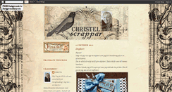 Desktop Screenshot of christelscrappar.blogspot.com