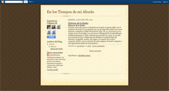 Desktop Screenshot of enlostiemposdemiabuelo.blogspot.com