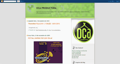 Desktop Screenshot of ocaproductora.blogspot.com