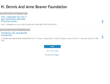 Tablet Screenshot of beaverfoundation.blogspot.com