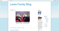 Desktop Screenshot of paul-eveline-lewis-family.blogspot.com