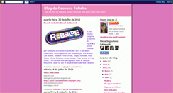 Desktop Screenshot of geovanafofinha.blogspot.com