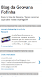 Mobile Screenshot of geovanafofinha.blogspot.com