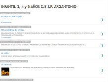 Tablet Screenshot of infantil3argantonio.blogspot.com