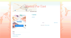 Desktop Screenshot of ahamedpureast.blogspot.com